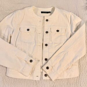 Lauren Ralph Lauren White denim Jacket